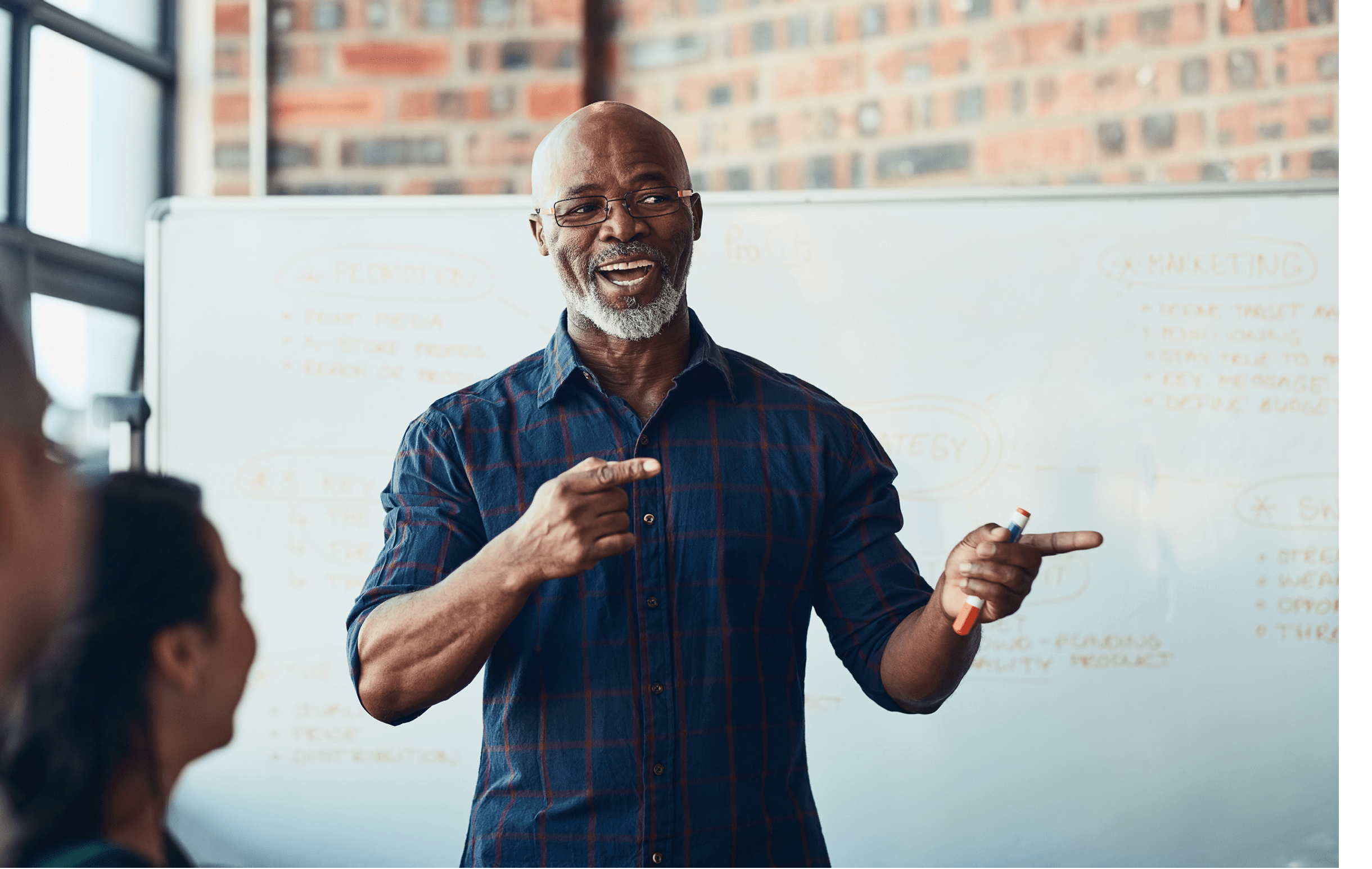 Cropped shot of a mature businessman giving a presentation in the boardroom