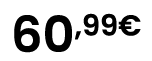 60,99€