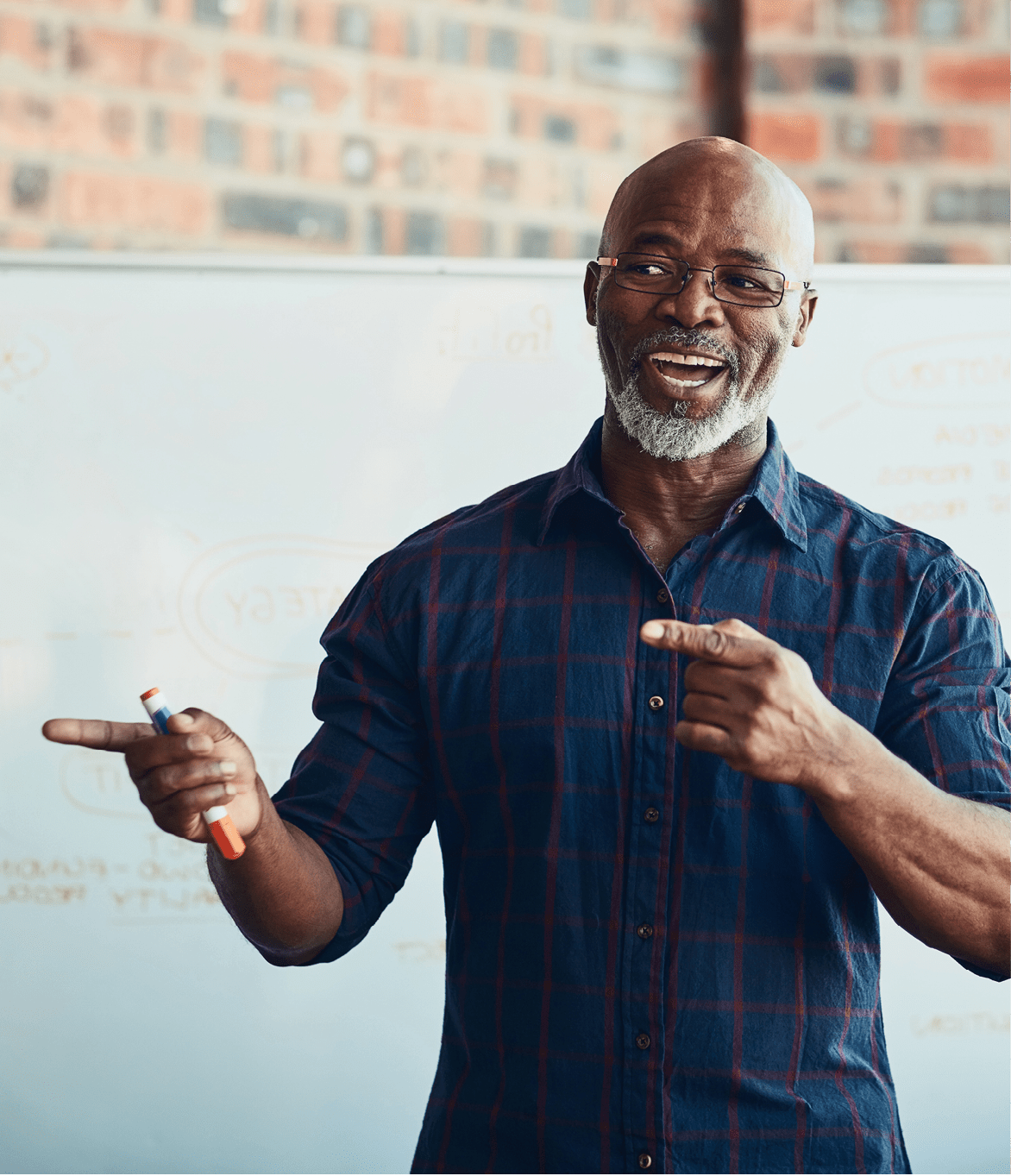 Cropped shot of a mature businessman giving a presentation in the boardroom