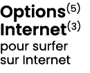 Options(5) Internet(3) pour surfer sur Internet