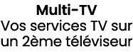 Multi TV Vos services TV sur un 2 me t l viseur 