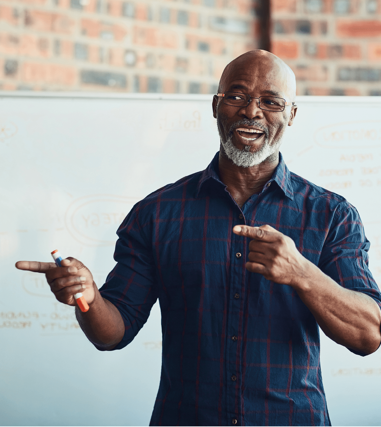 Cropped shot of a mature businessman giving a presentation in the boardroom